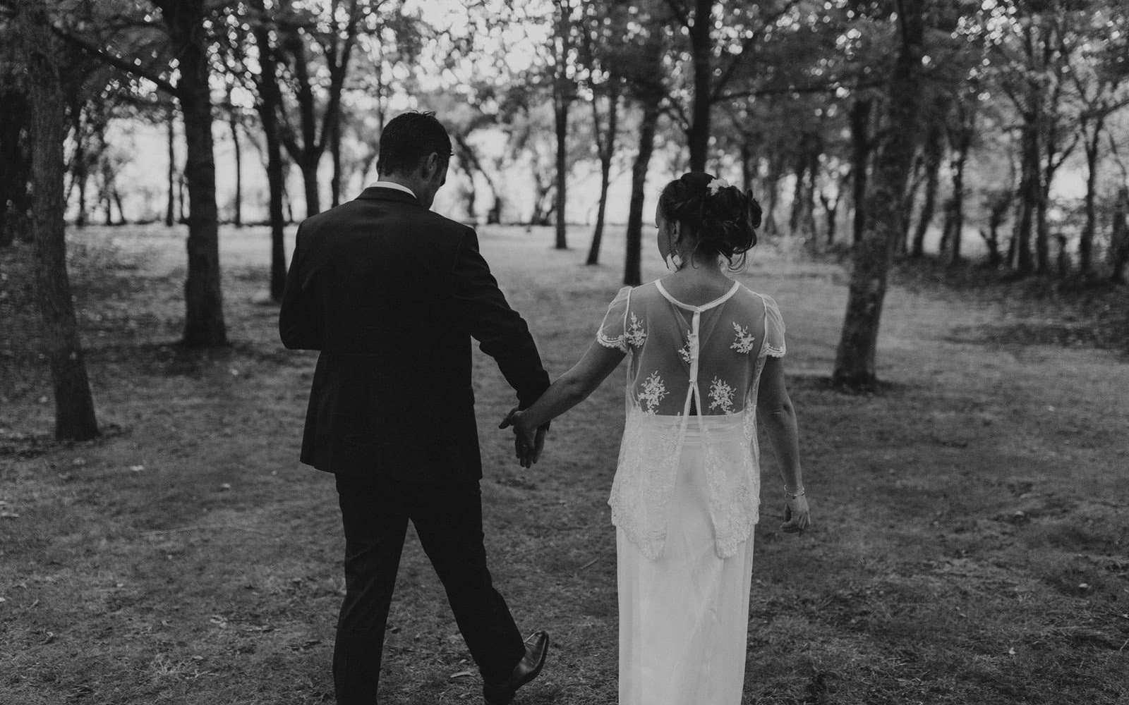Apolline & Thomas dans le parc du Domaine